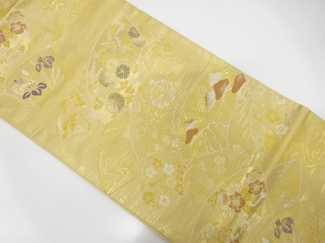 JAPANESE FUKURO OBI / WOVEN FLOWER